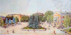 Михаил Темченко, “Площадь имени Борзенко”, 1996 год