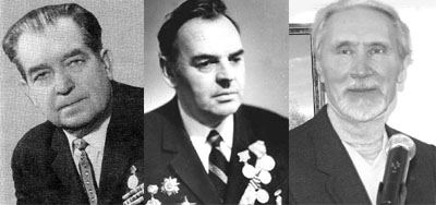 Режиссер Михаил Силаев, поэт Николай Рыбалко и художник Иван Базилевский - "классики" краматорской культуры