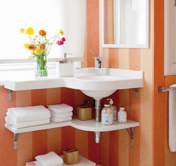 gorgeous under bathroom sink organizatio